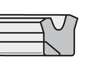 1H1-B Lippenring mit Stützring